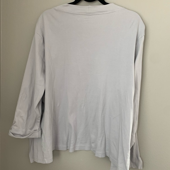 Flat grey cardigan - Picture 3 of 4